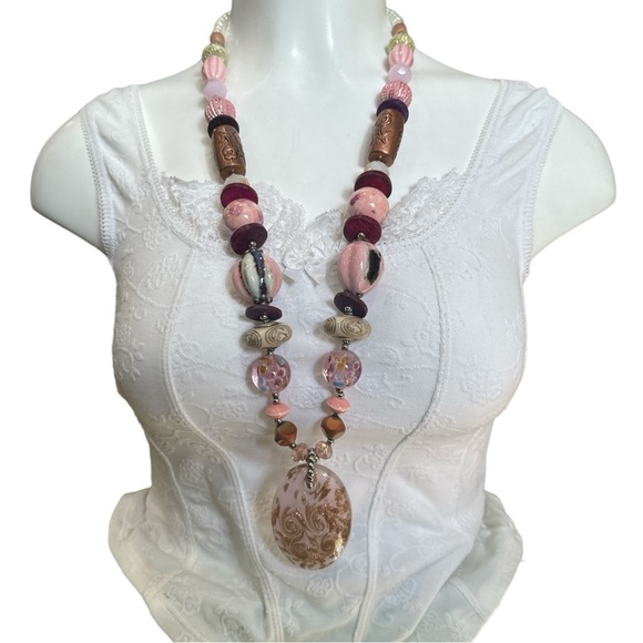 Jewelry - Jay King Style Absolutely Stunning Beaded Glass Necklace